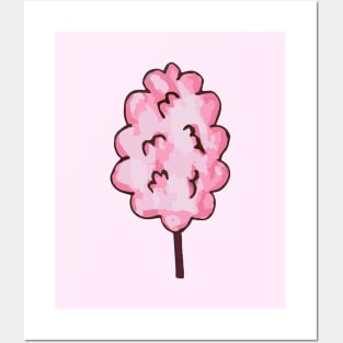 Pink Cotton Candy Posters and Art